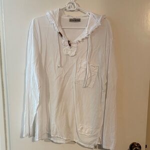 Cotton Natural Women's White Hoodie